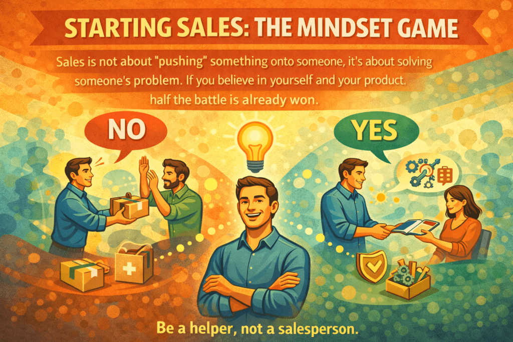 बक्री की शुरुआत: माइंडसेट का खेल